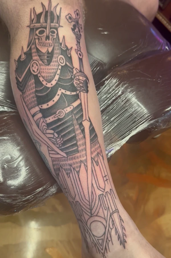 Blackwork Tattoo by Tim Lease