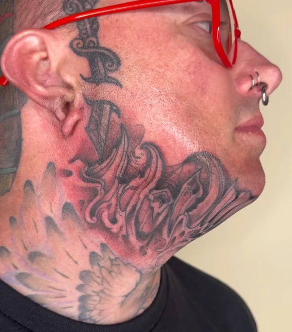 Blackwork Tattoo by Tim Lease