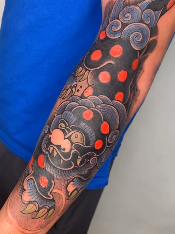 Colored Tattoo by Tim Lease