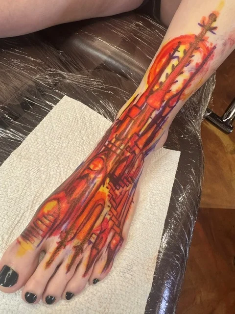 Cover-up Tattoo by Tim Lease