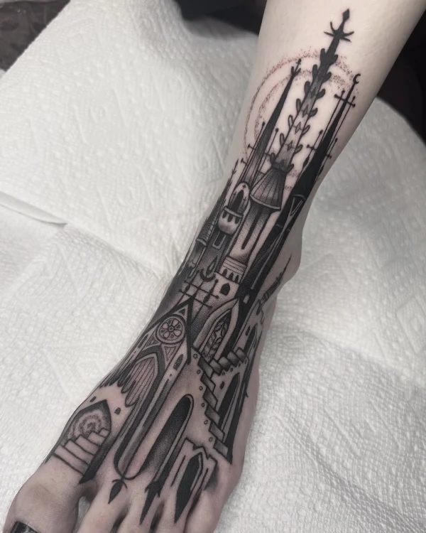 Cover-up Tattoo by Tim Lease