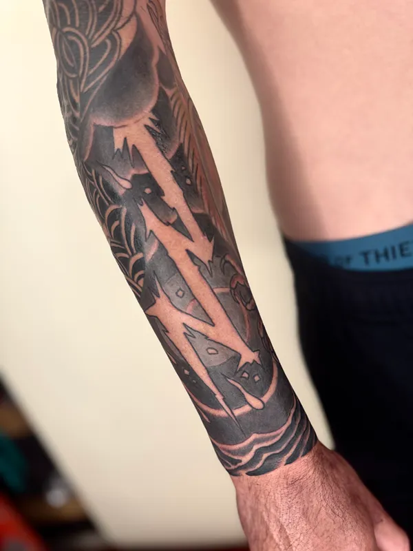 Cover-up Tattoo by Tim Lease