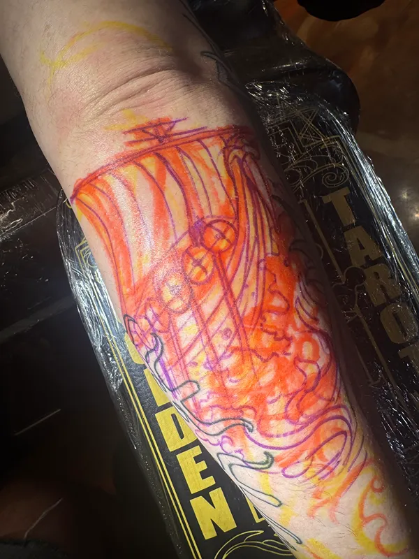 Cover-up Tattoo by Tim Lease