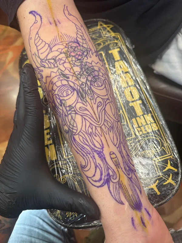 Cover-up Tattoo by Tim Lease